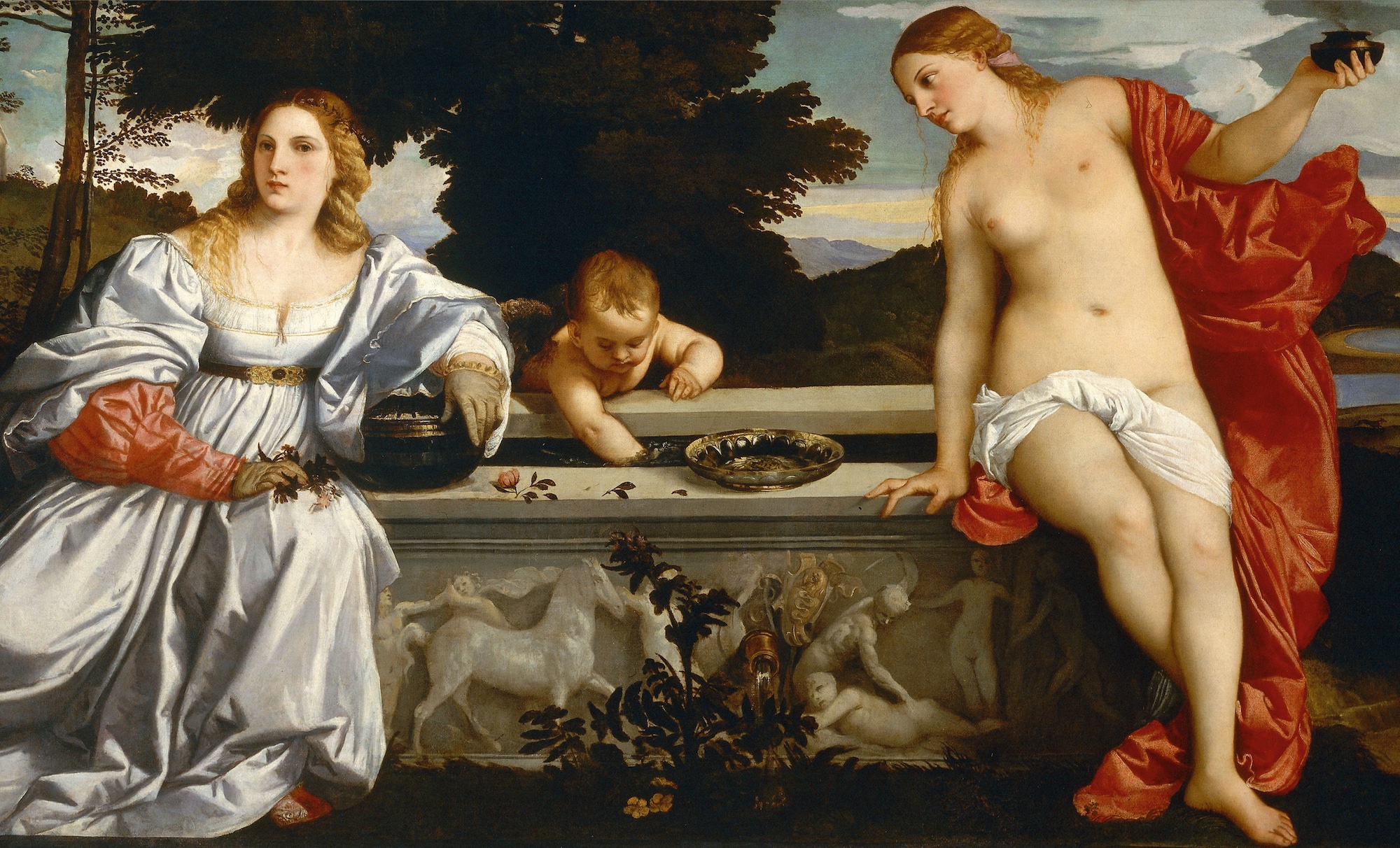 Amor sacro e Amor profano tiziano
