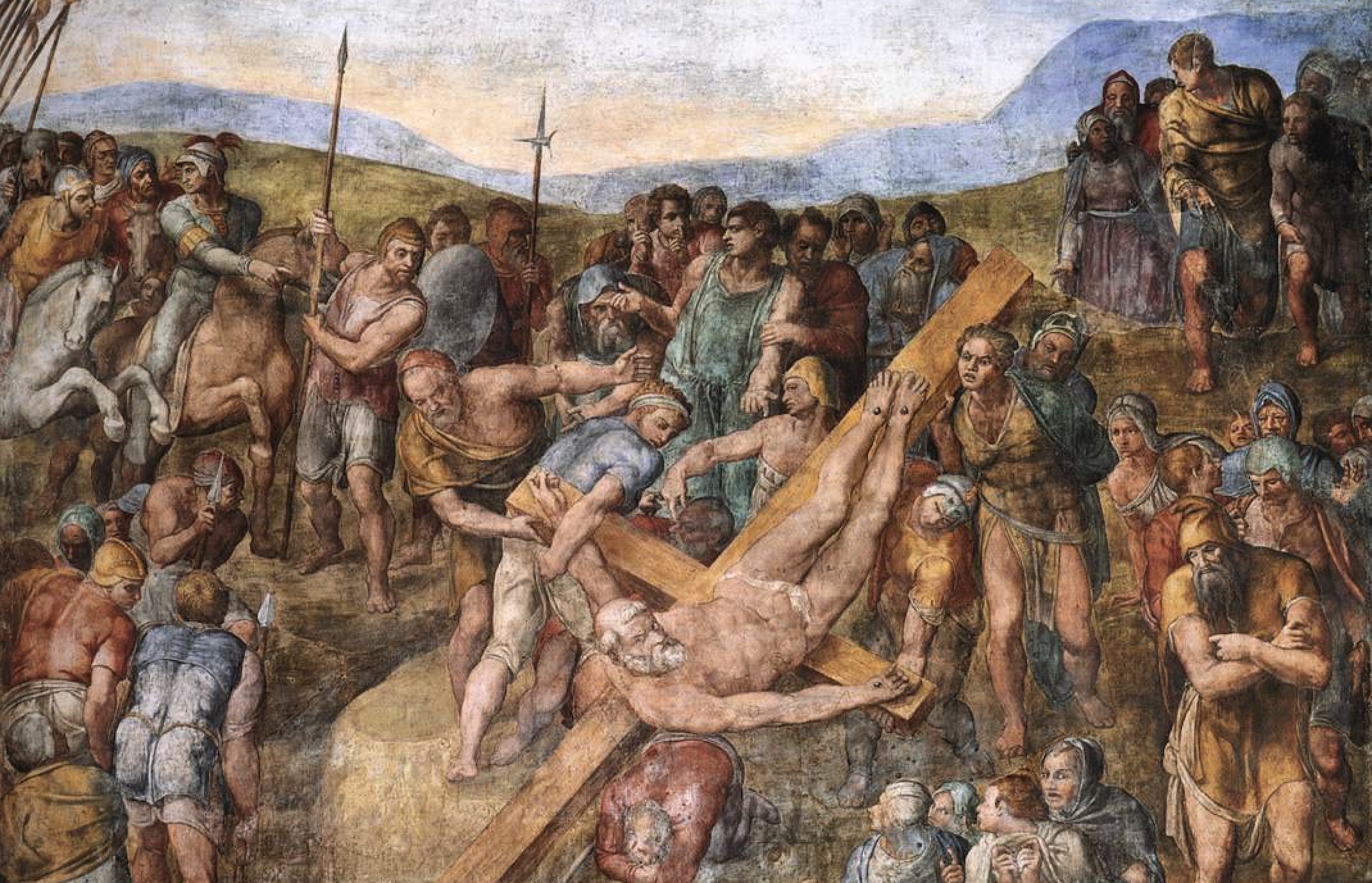 Crocifissione Di San Pietro michelangelo