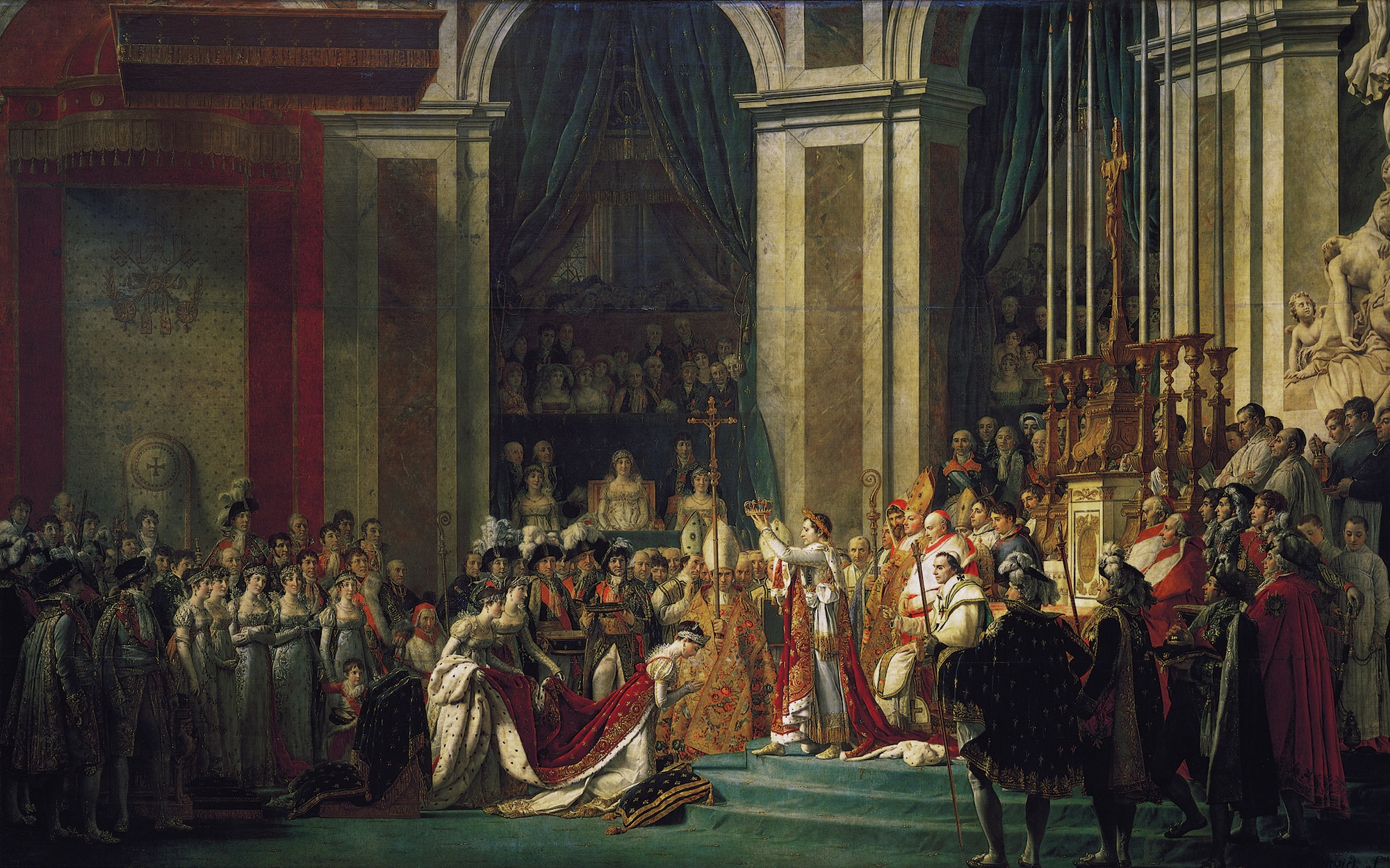 l'incoronazione di napoleone Jacques-Louis David
