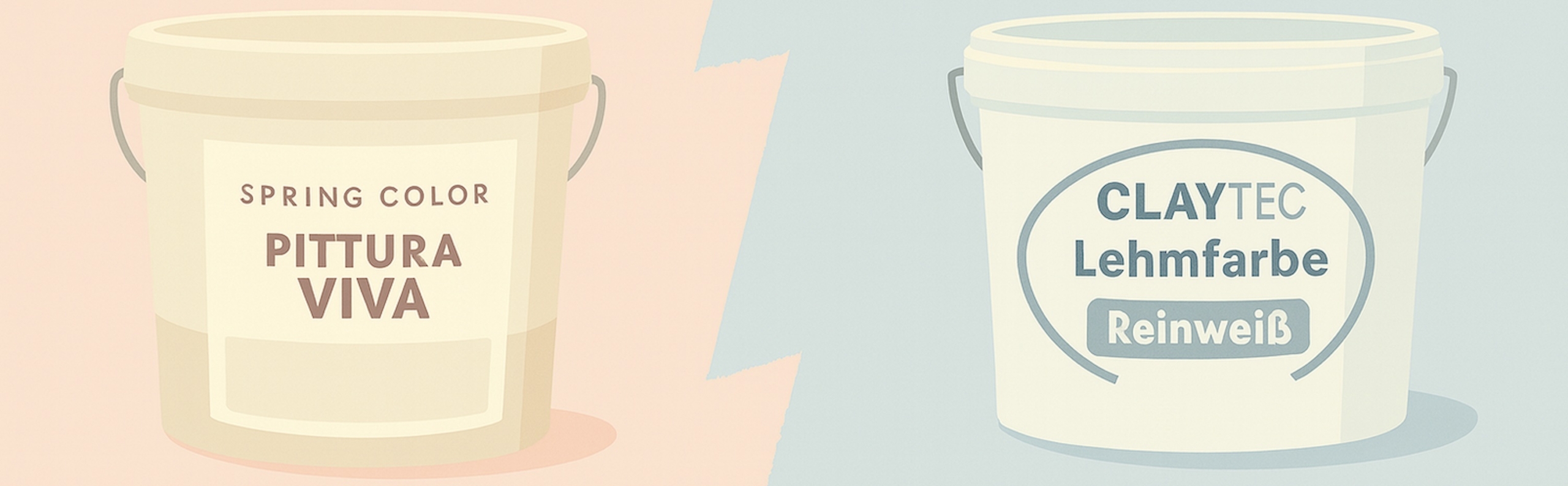 Pittura Viva confronto Pittura Lahmfarbe