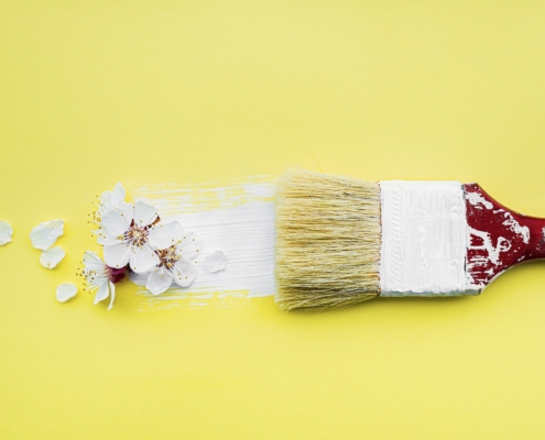 Pitture Naturale sopra pitture Sintetiche