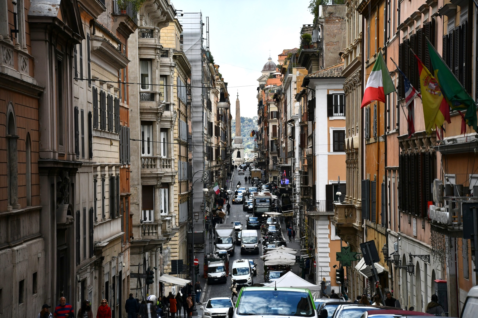 Strada Trafficaata inquinamento smog